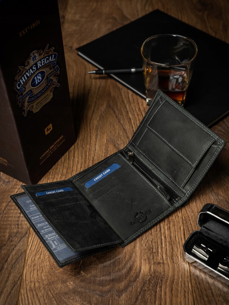 Гаманець чоловічий Buffalo Wild N4-B-MHU BLACK Гаманець чоловічий Buffalo Wild N4-B-MHU BLACK